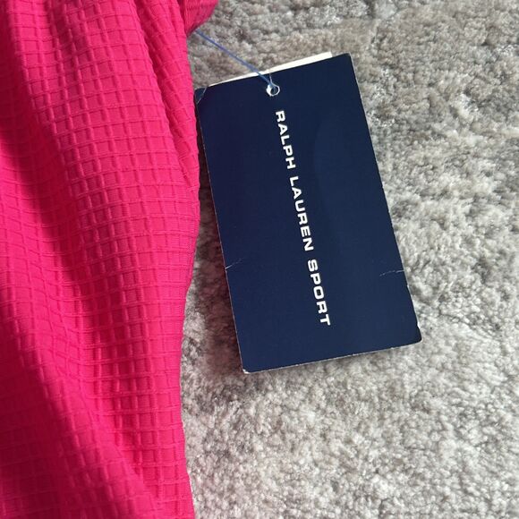 Ralph Lauren Sport Swimsuit Womens 12 One Piece Bathing Hot Pink Vintage USA New - Picture 4 of 10